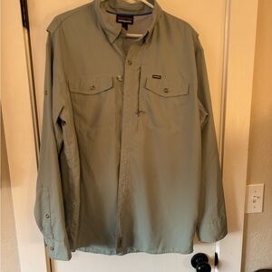 Patagonia Men's Green Dry Fit Shirt